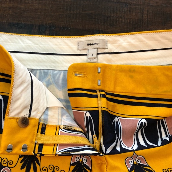 Yellow J. Crew Shorts - Picture 3 of 3